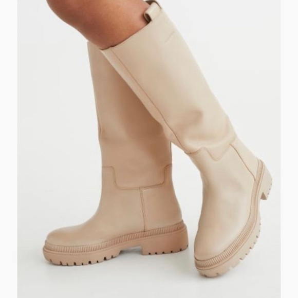 Knee high leather boots original from H&M! Brand new, size 10 - Picture 4 of 5